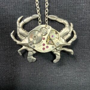 Clockwork Crab Necklace
